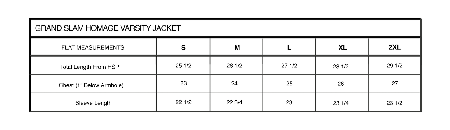 GRAND SLAM BOMBER JACKET BLACK