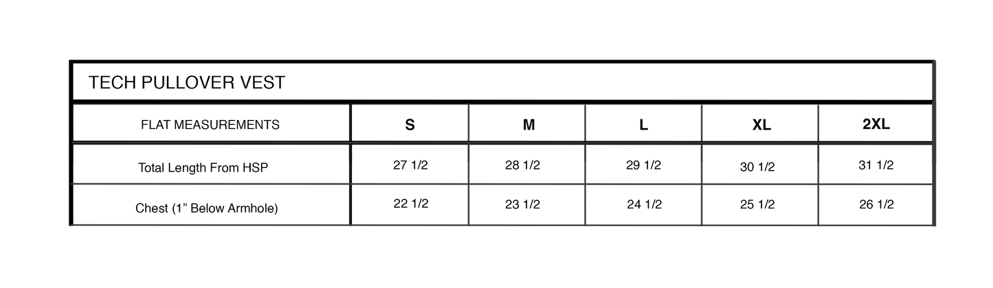 TECH PULLOVER VEST BLACK