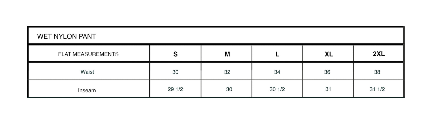 WET NYLON TRACK PANT SAND