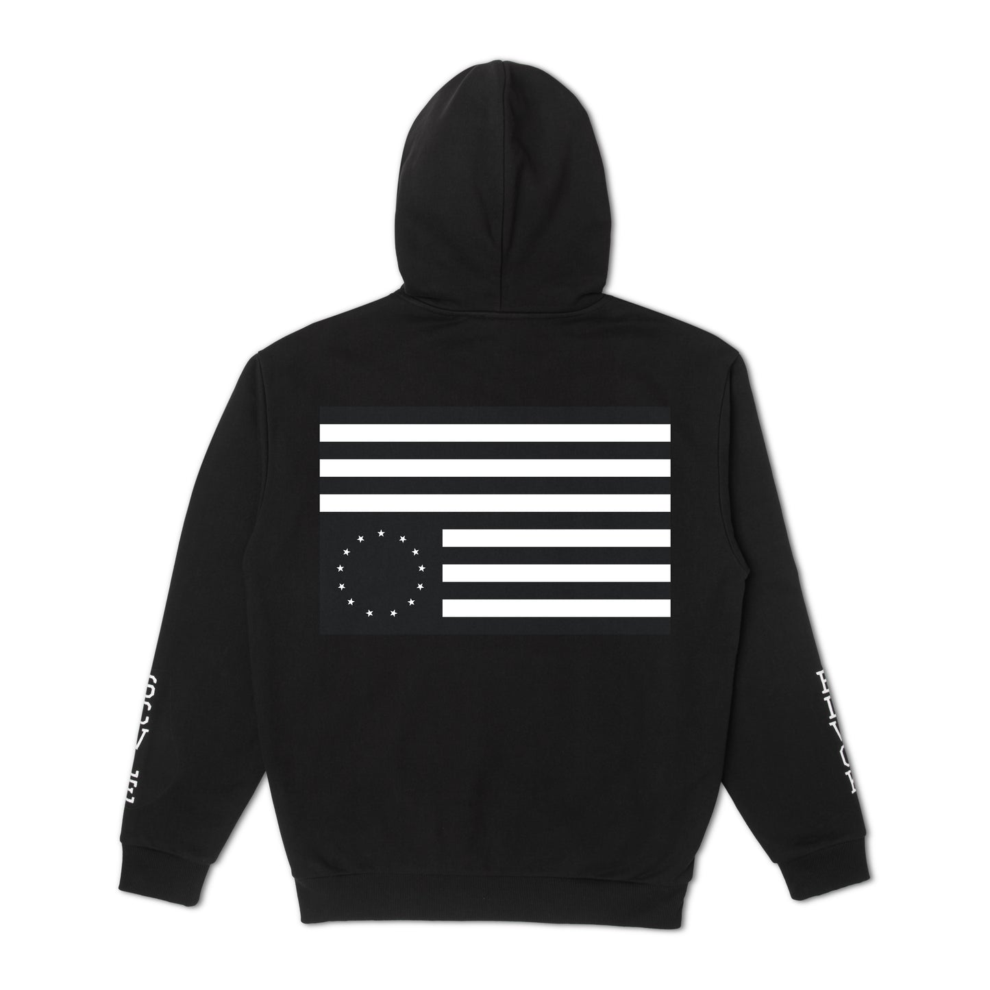 BLVCK REBEL HOODED SWEATSHIRT BLACK