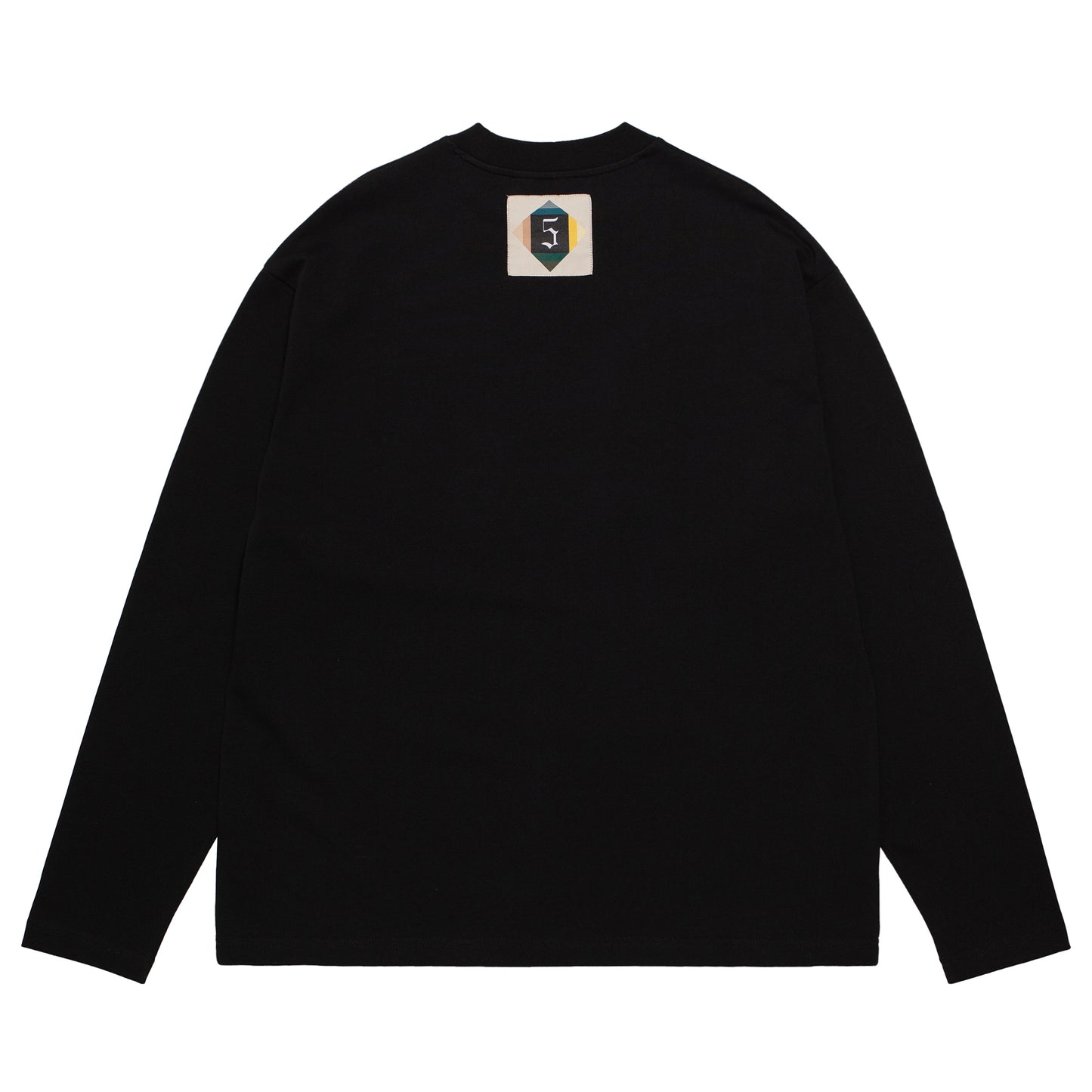 BS LOCKUP OVERSIZE C/S L/S TEE BLACK