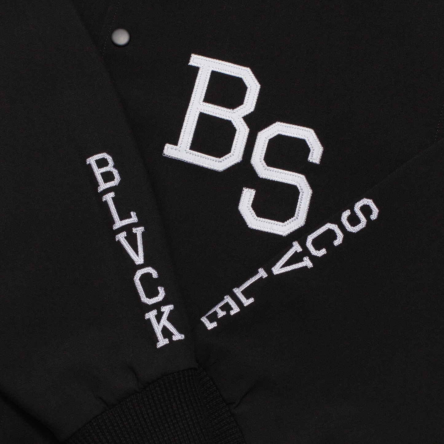 BS COLLEGIATE VARSITY JACKET BLACK