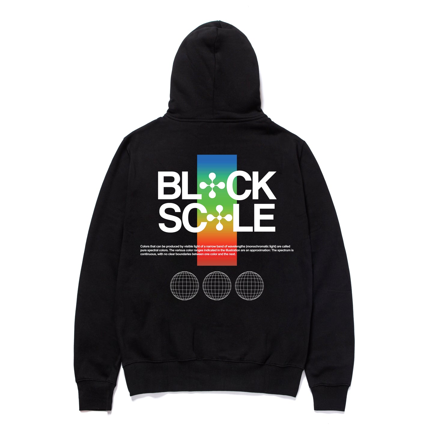 SPECTRUM HOODED SWEATSHIRT BLACK