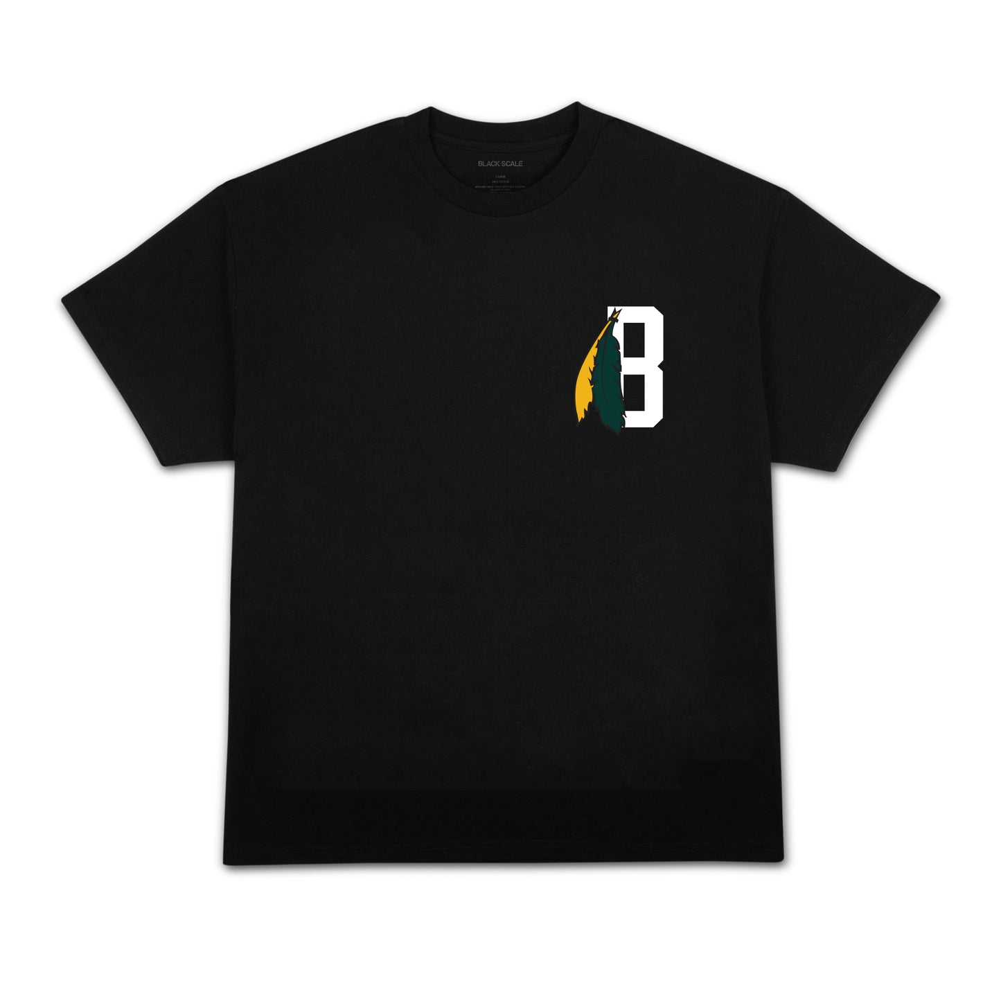 B FEATHER S/S TEE BLACK
