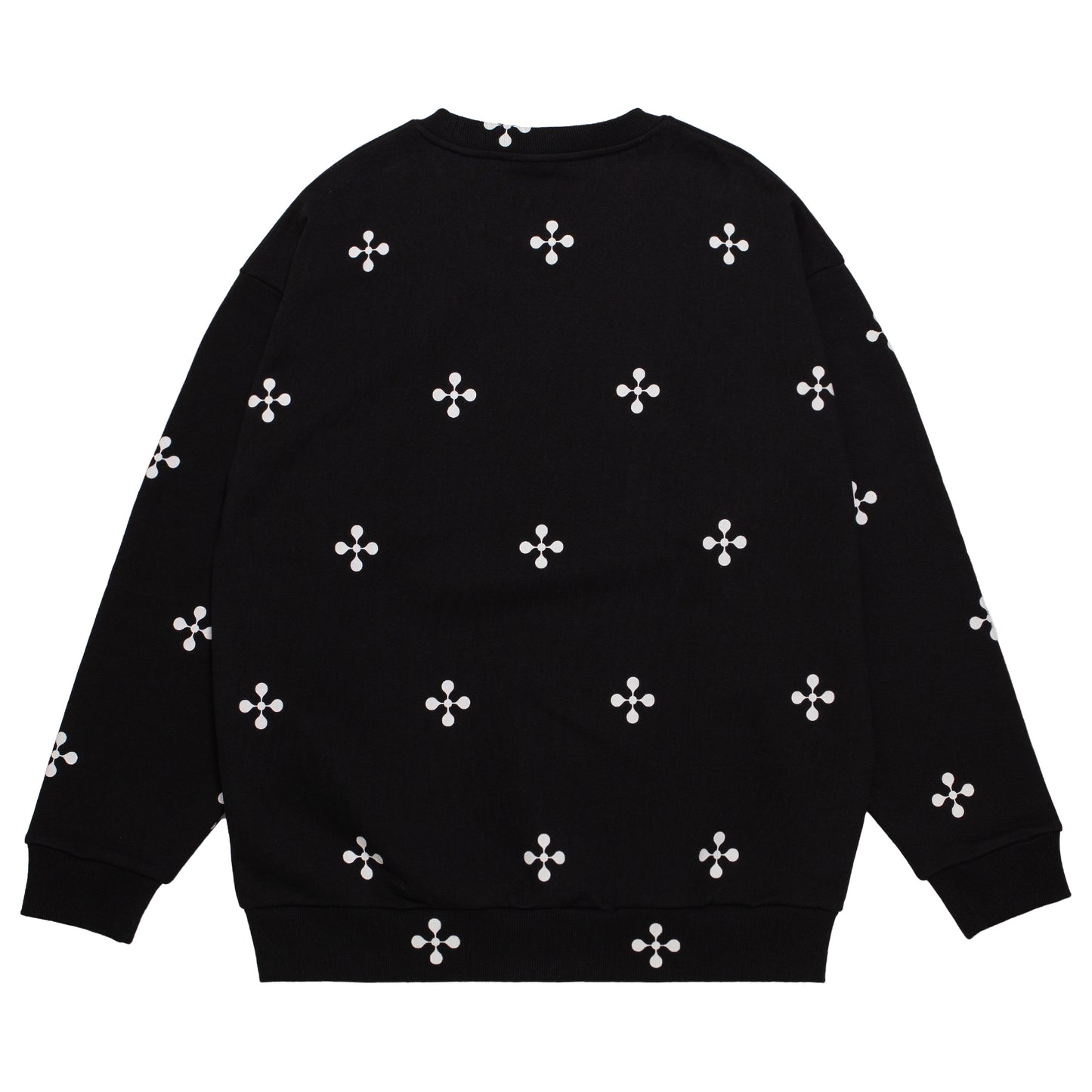 LE-NOX CREWNECK SWEATER BLACK
