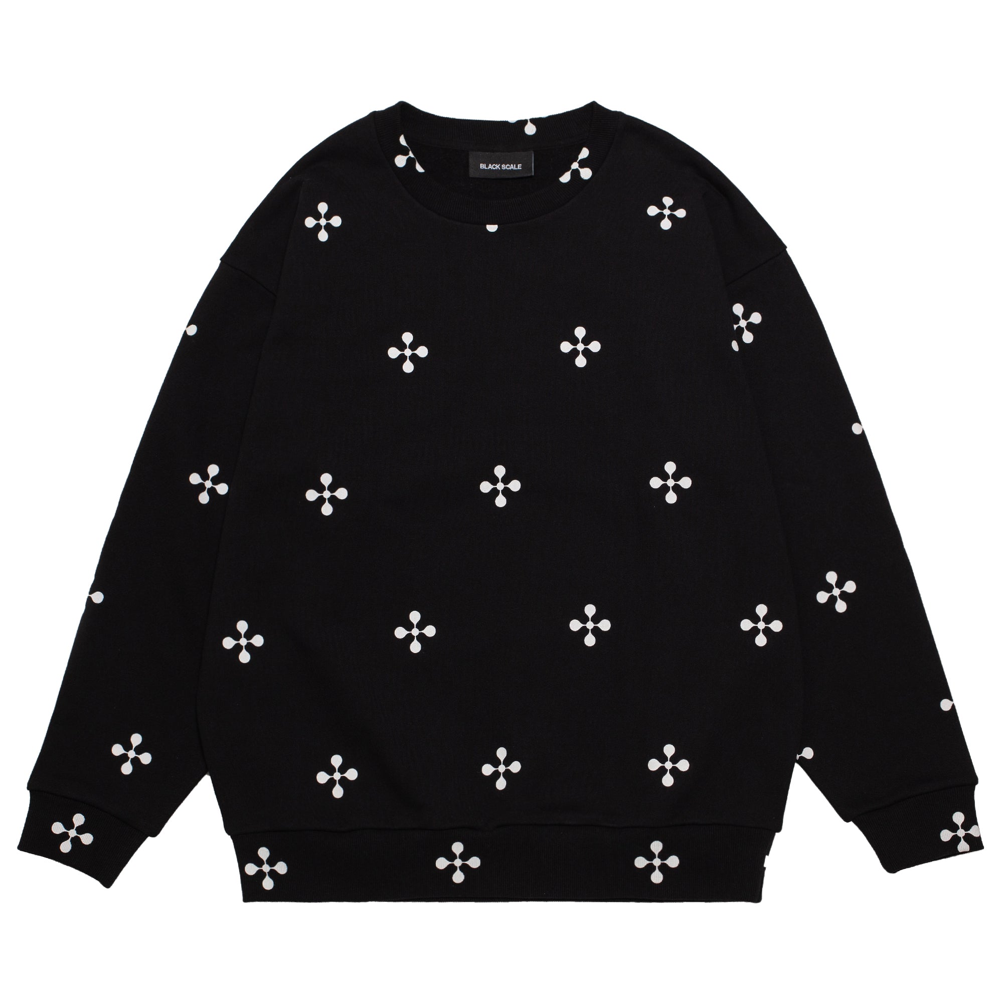 LE-NOX CREWNECK SWEATER BLACK – Black Scale