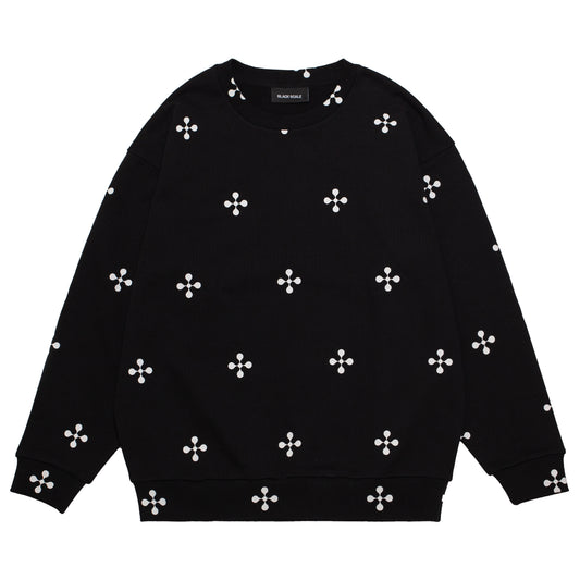 LE-NOX CREWNECK SWEATER BLACK