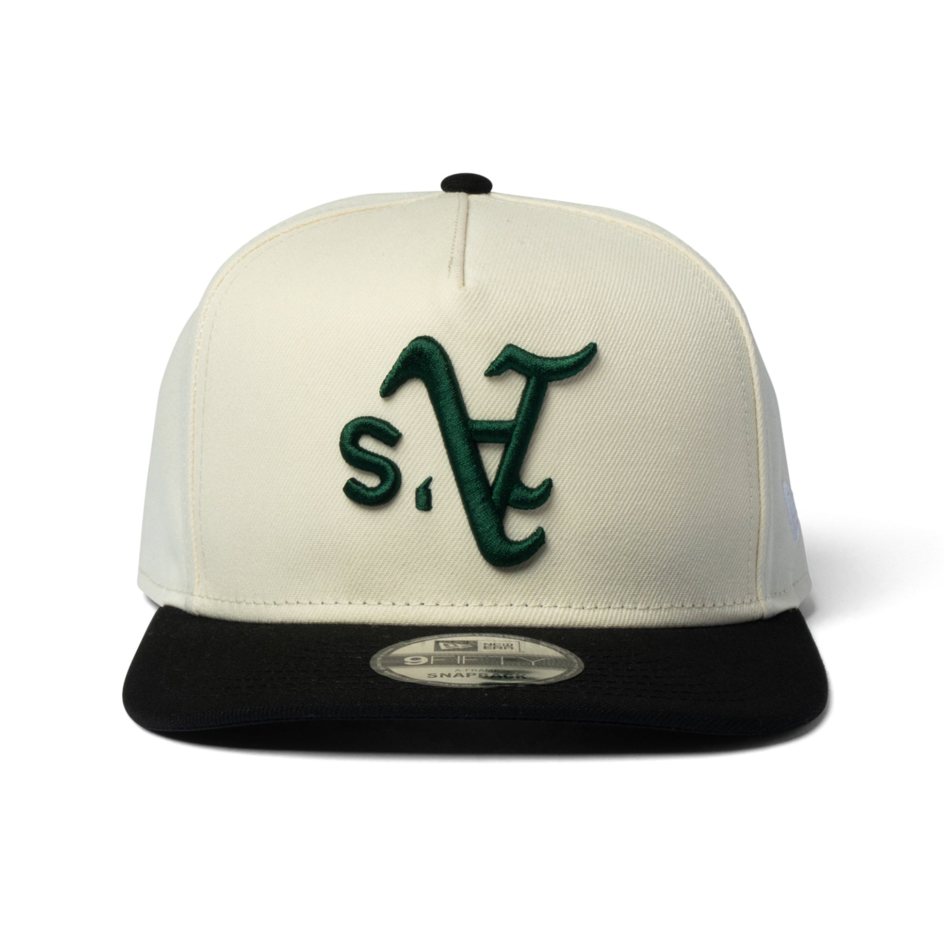 NEW ERA "TOWN" A'S SNAPBACK CREAM