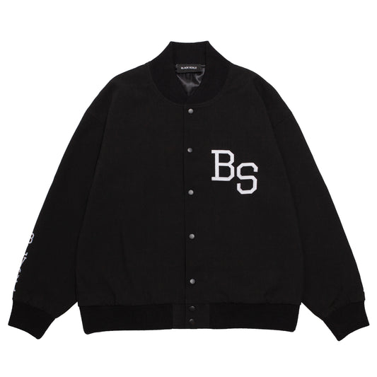 BS COLLEGIATE VARSITY JACKET BLACK