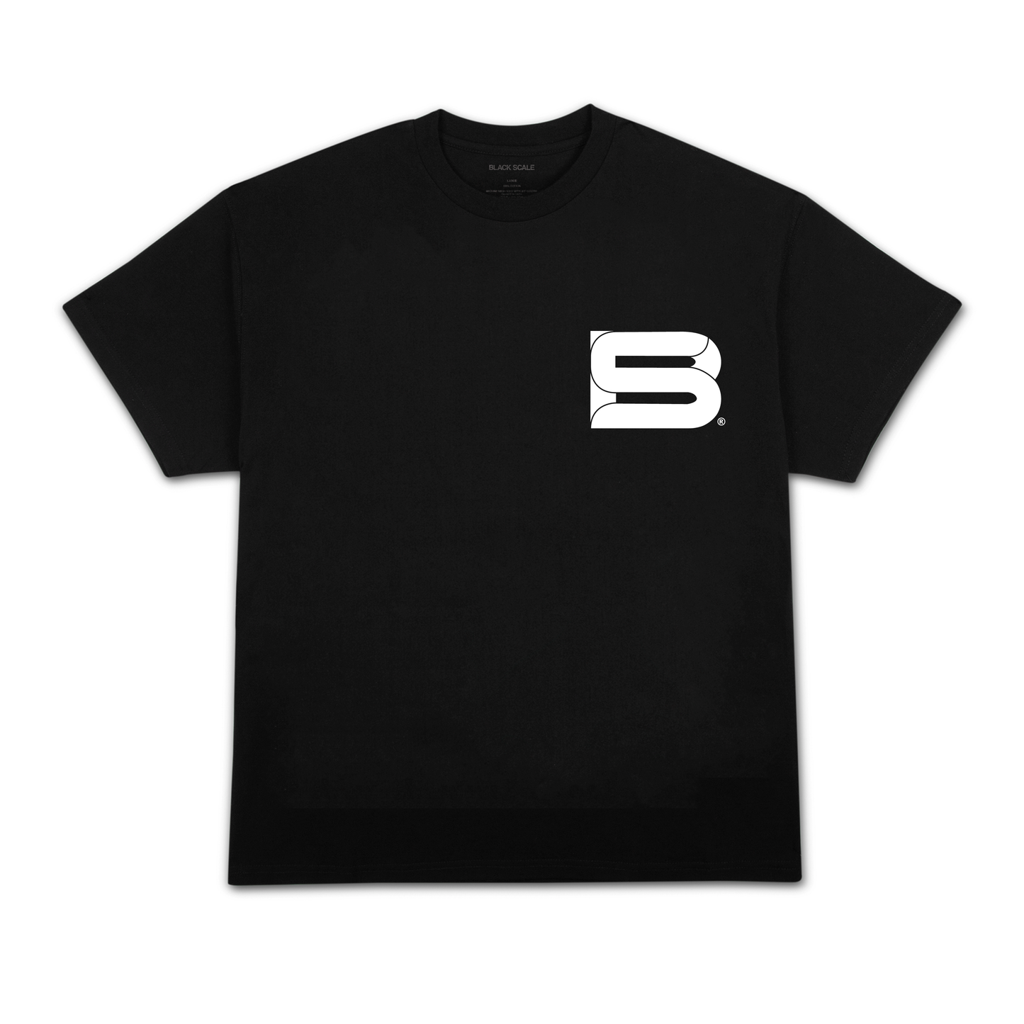 BS INTERLOCK S/S TEE BLACK