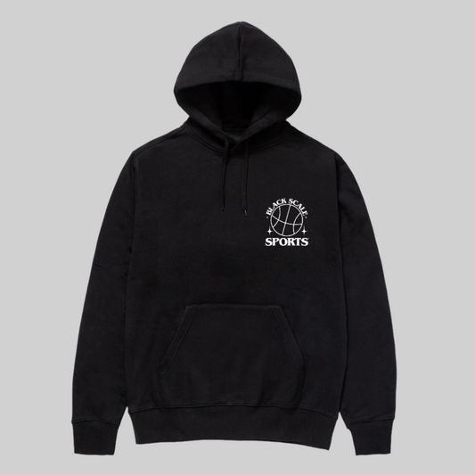 BS SPORTS HOODED QS SWEATSHIRT BLACK