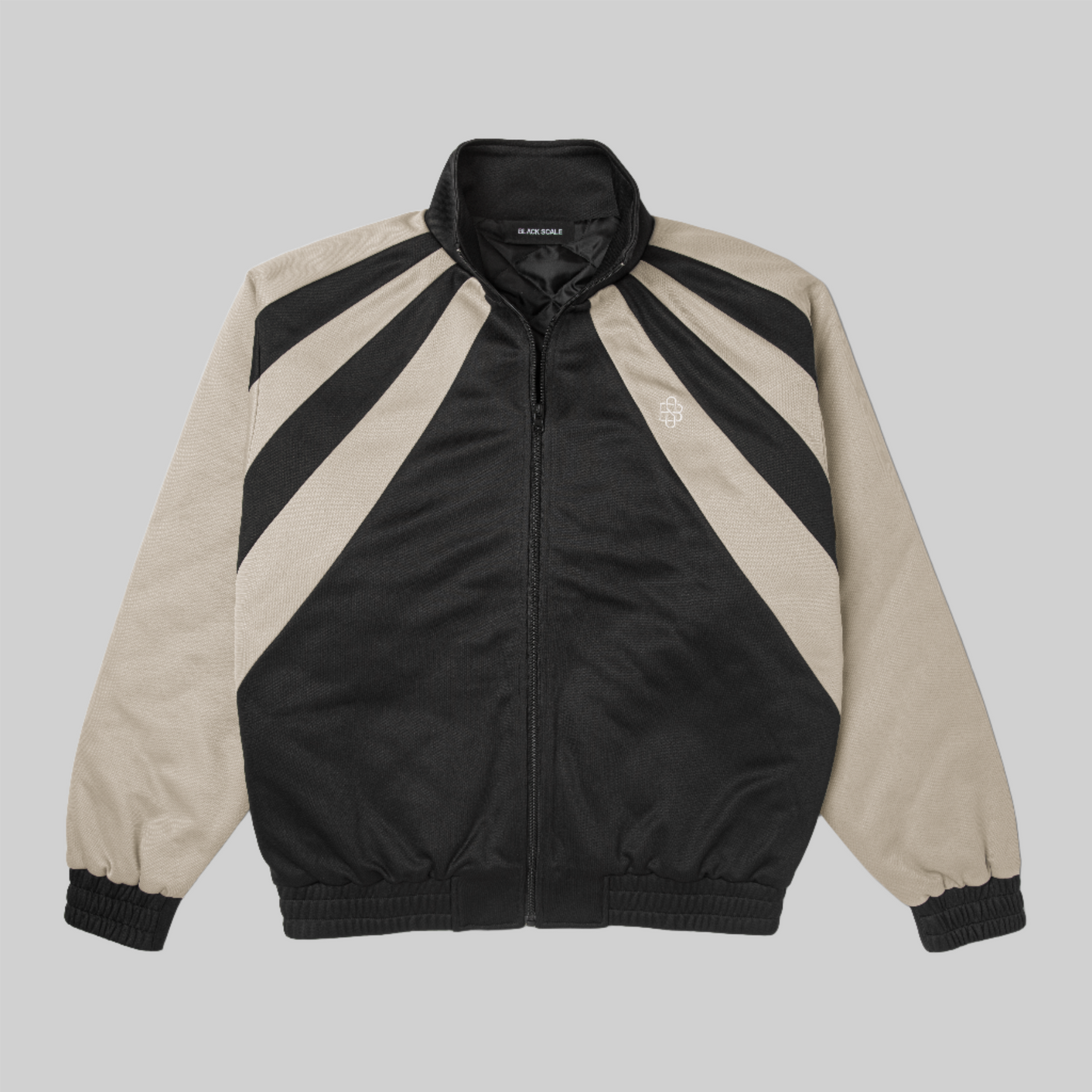 HAVOC TRACKSUIT JACKET BLACK/CREAM