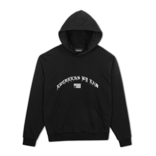 BLACK SCALE X RBL POSSE HOODED SWEATSHIRT BLACK