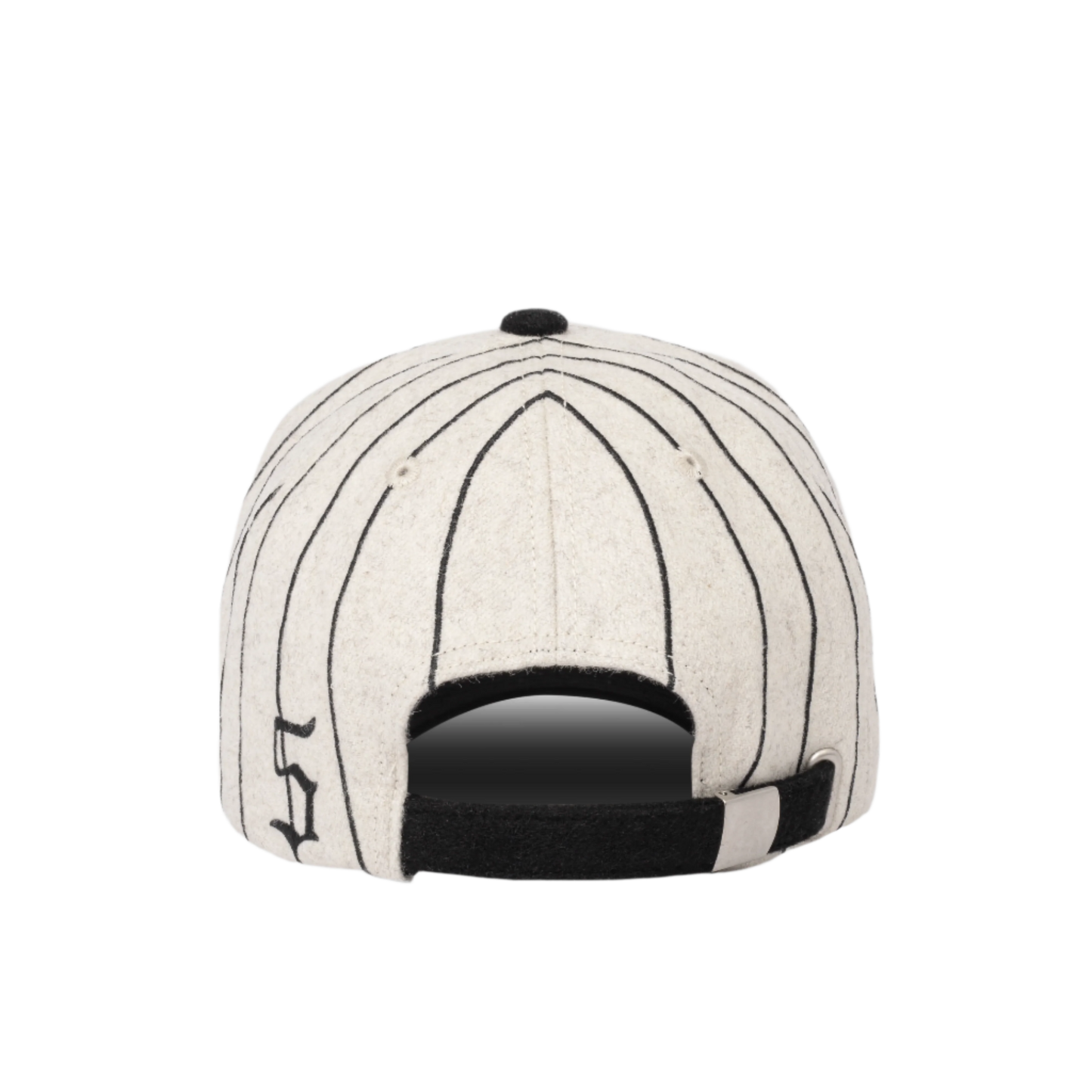 SF SCRIPT WOOL 5-PANEL PINSTRIPE