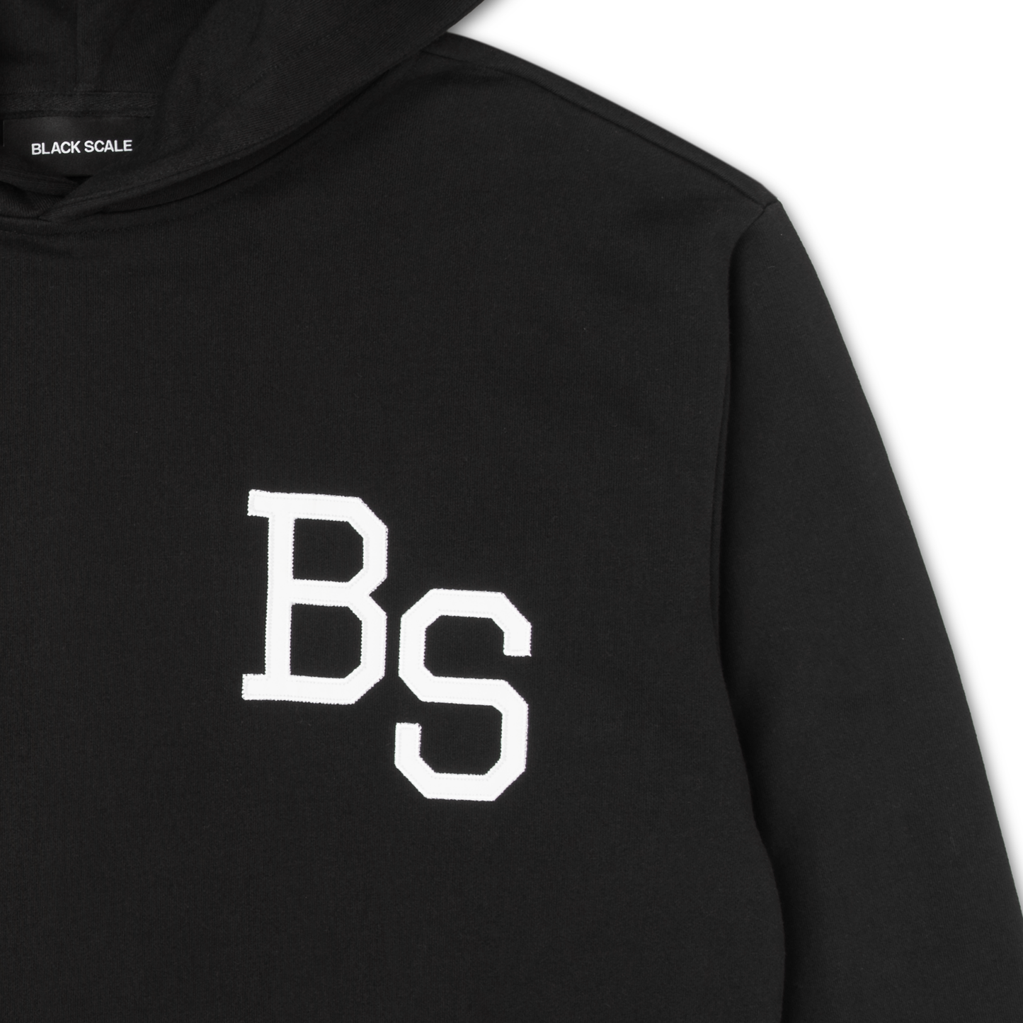 BS COLLEGIATE LOGO HOODED SWEATSHIRT BLACK