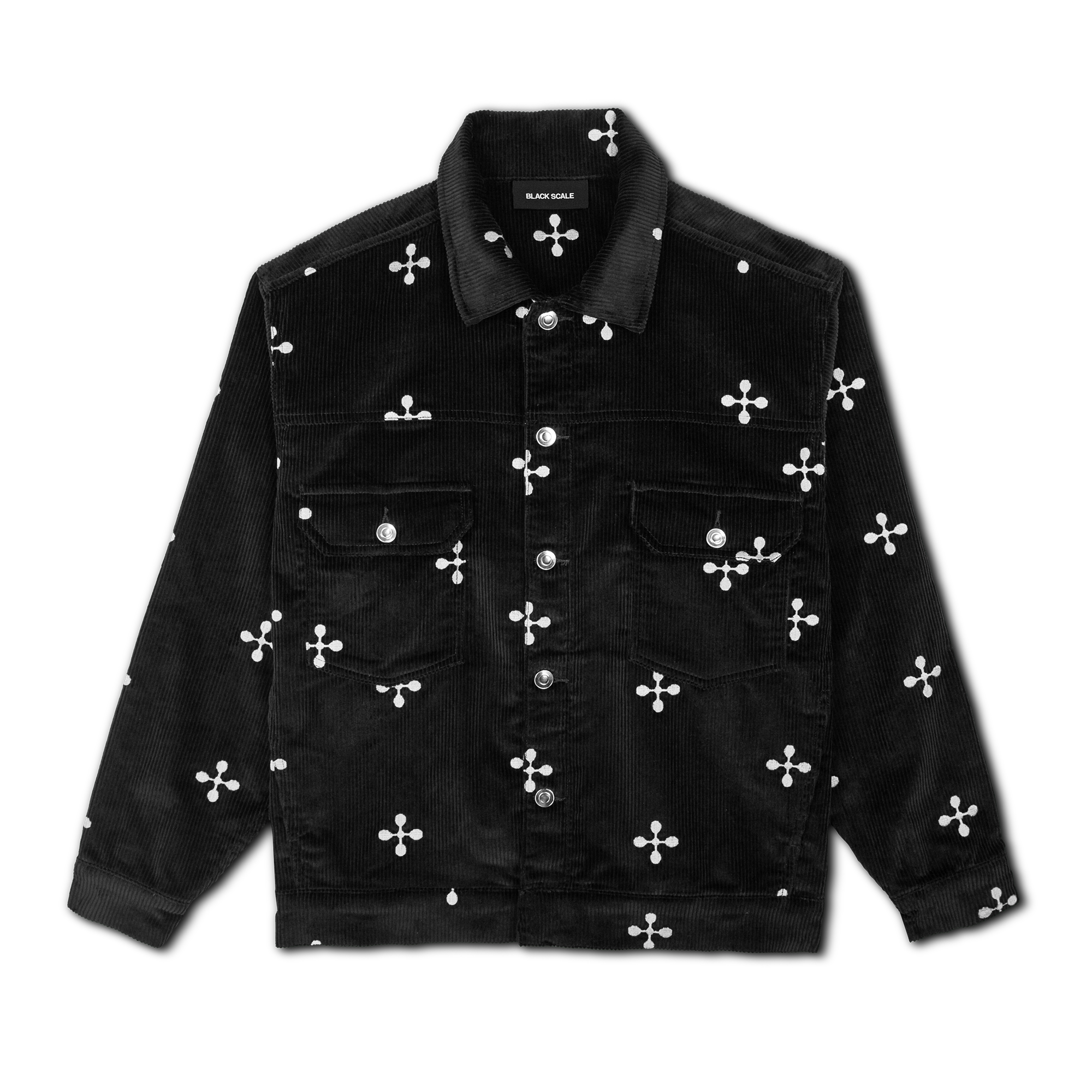 LE-NOX CORDUROY JACKET BLACK