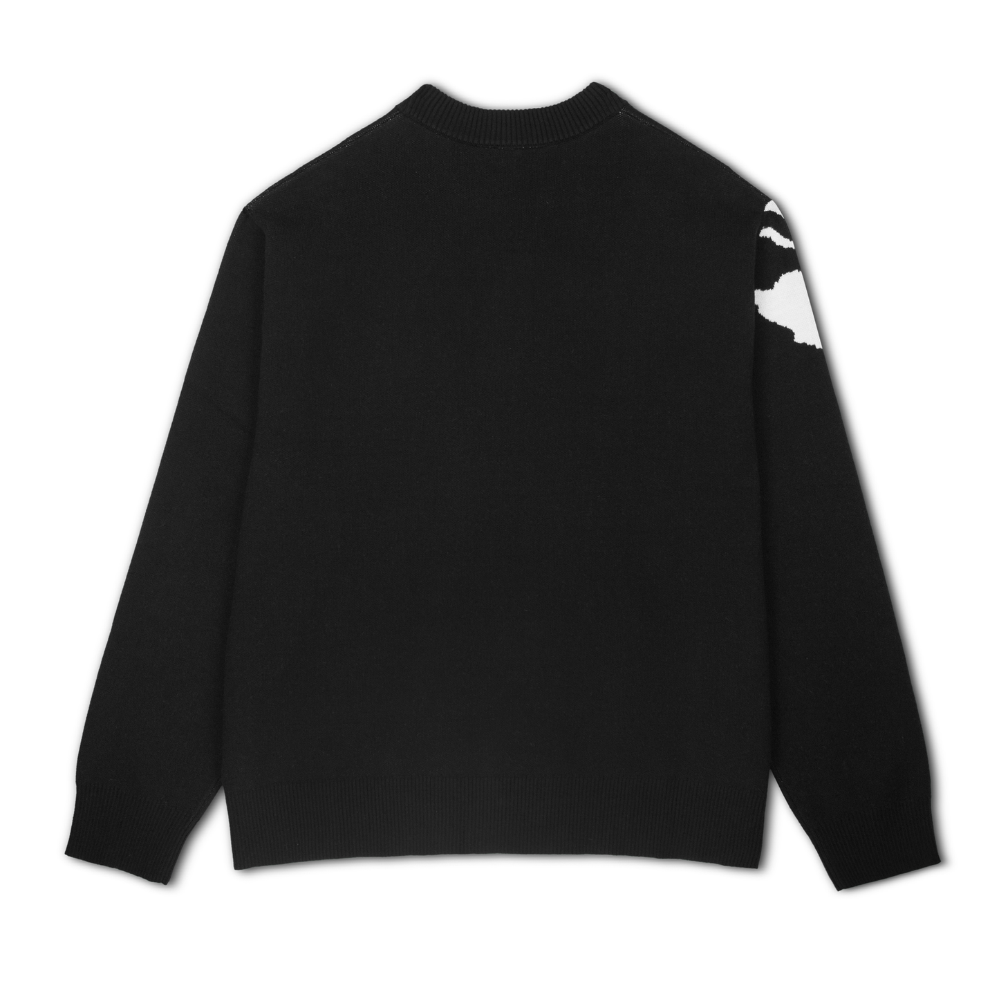 OUT OF SIGHT JACQUARD SWEATER BLACK