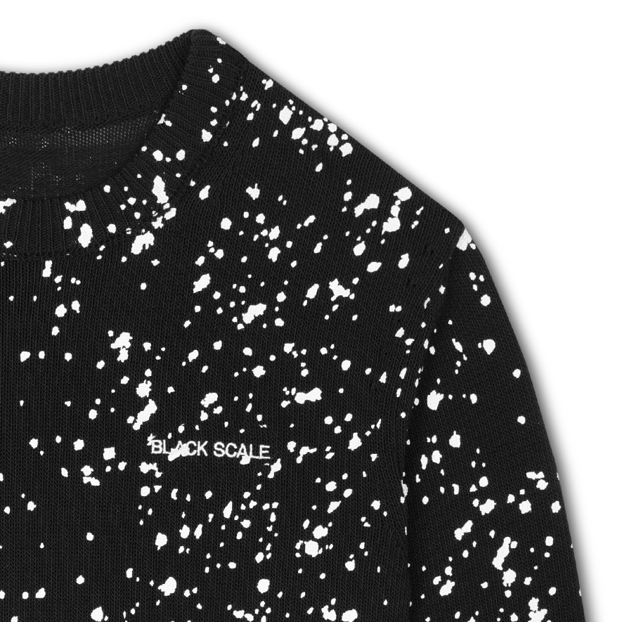 CARNAGE JACQUARD SWEATER BLACK