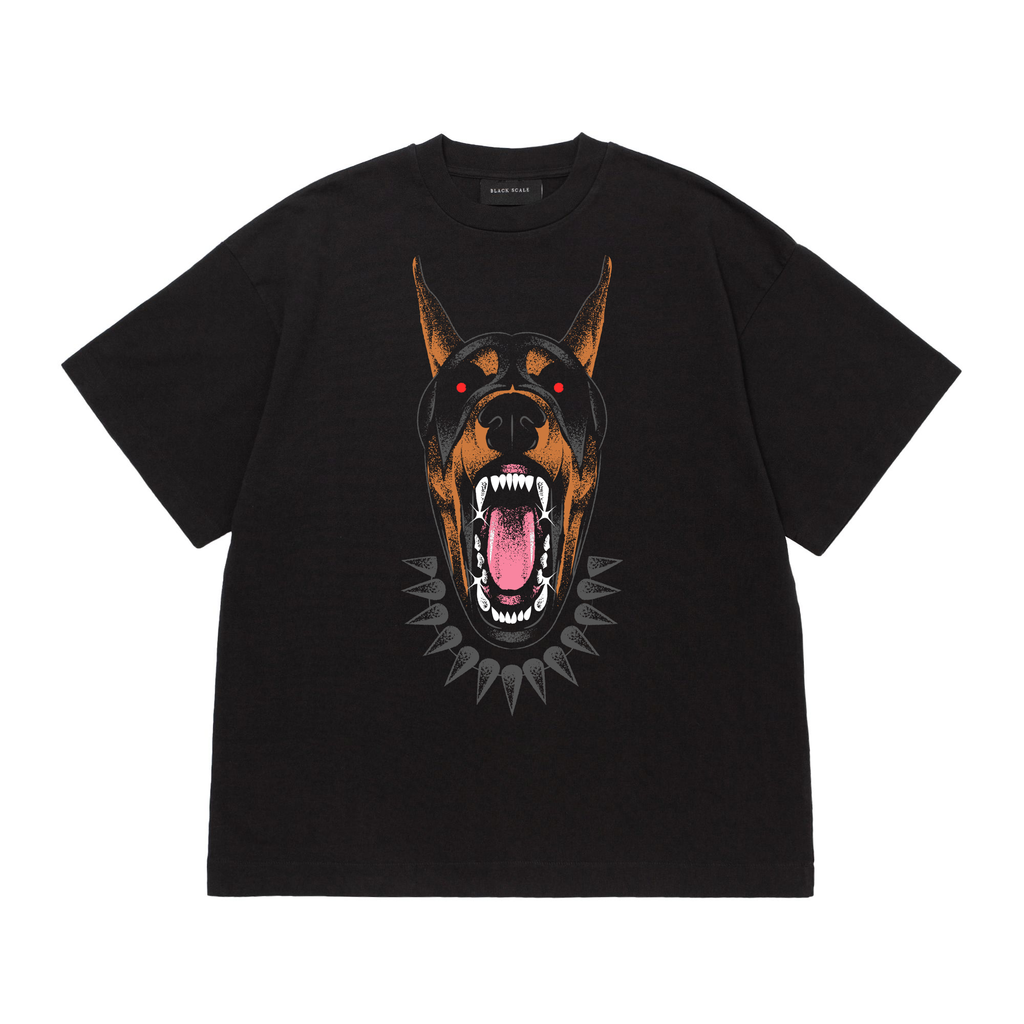 DOBERMAN C/S S/S TEE BLACK