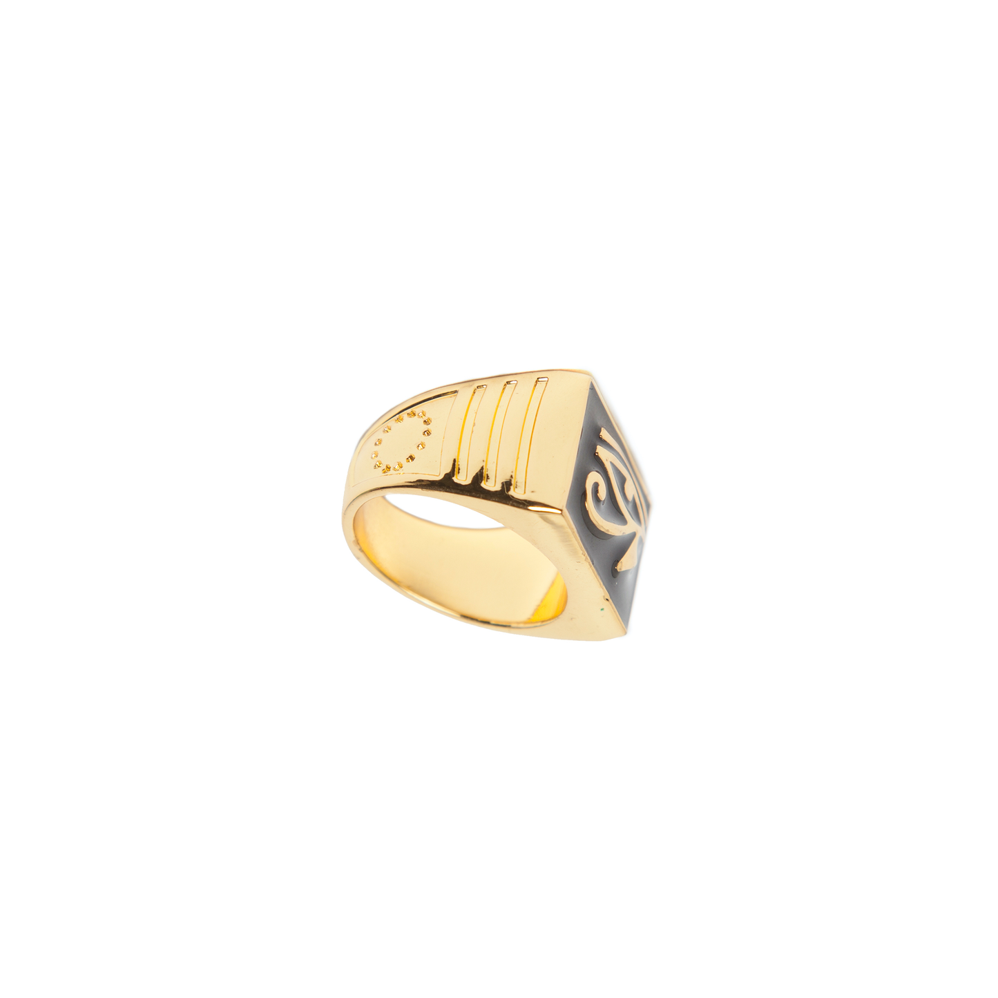 EYE OF RA RING GOLD