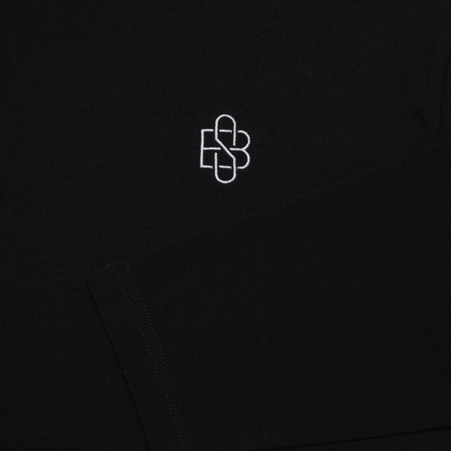 BS LOCKUP OVERSIZE C/S L/S TEE BLACK