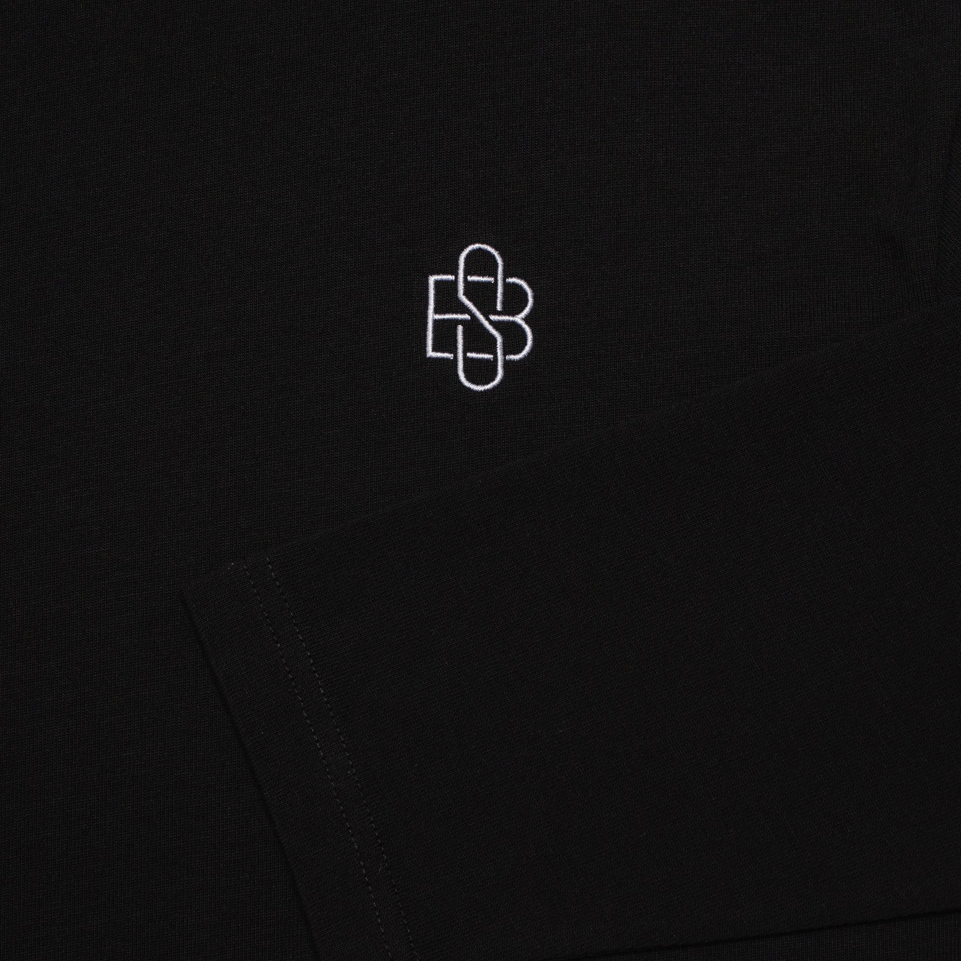 BS LOCKUP OVERSIZE L/S TEE BLACK