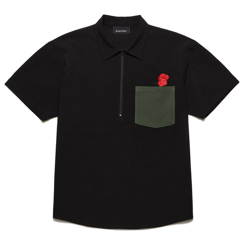 ROSE POCKET PULLOVER SHIRT