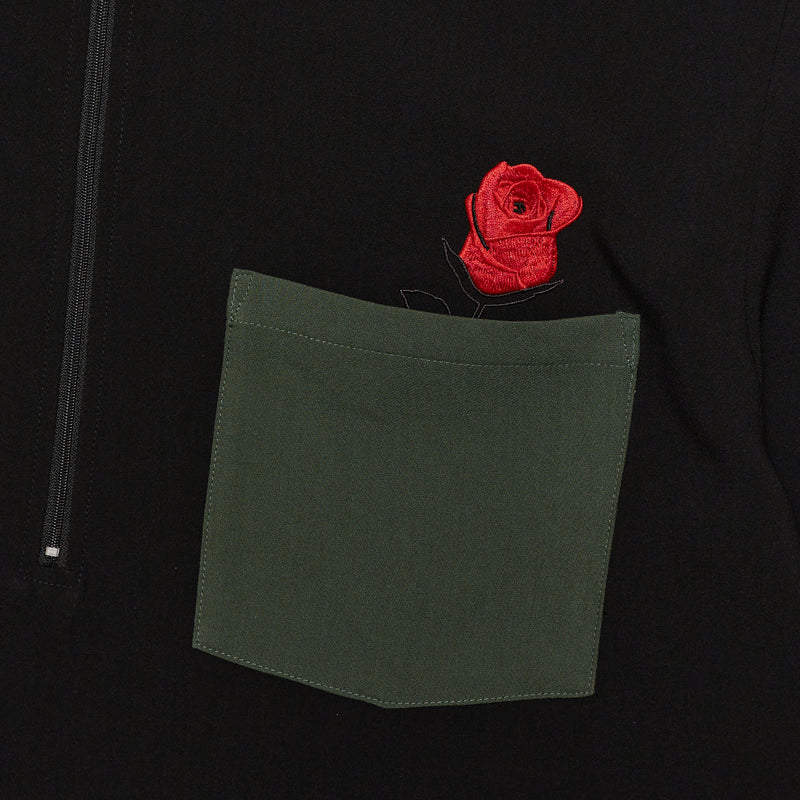 ROSE POCKET PULLOVER SHIRT