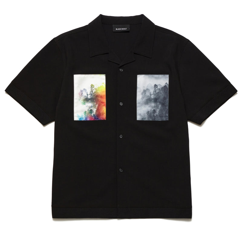 LOST X FOUND S/S BUTTON UP SHIRT