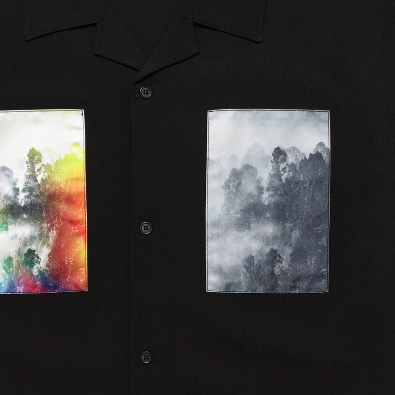 LOST X FOUND S/S BUTTON UP SHIRT