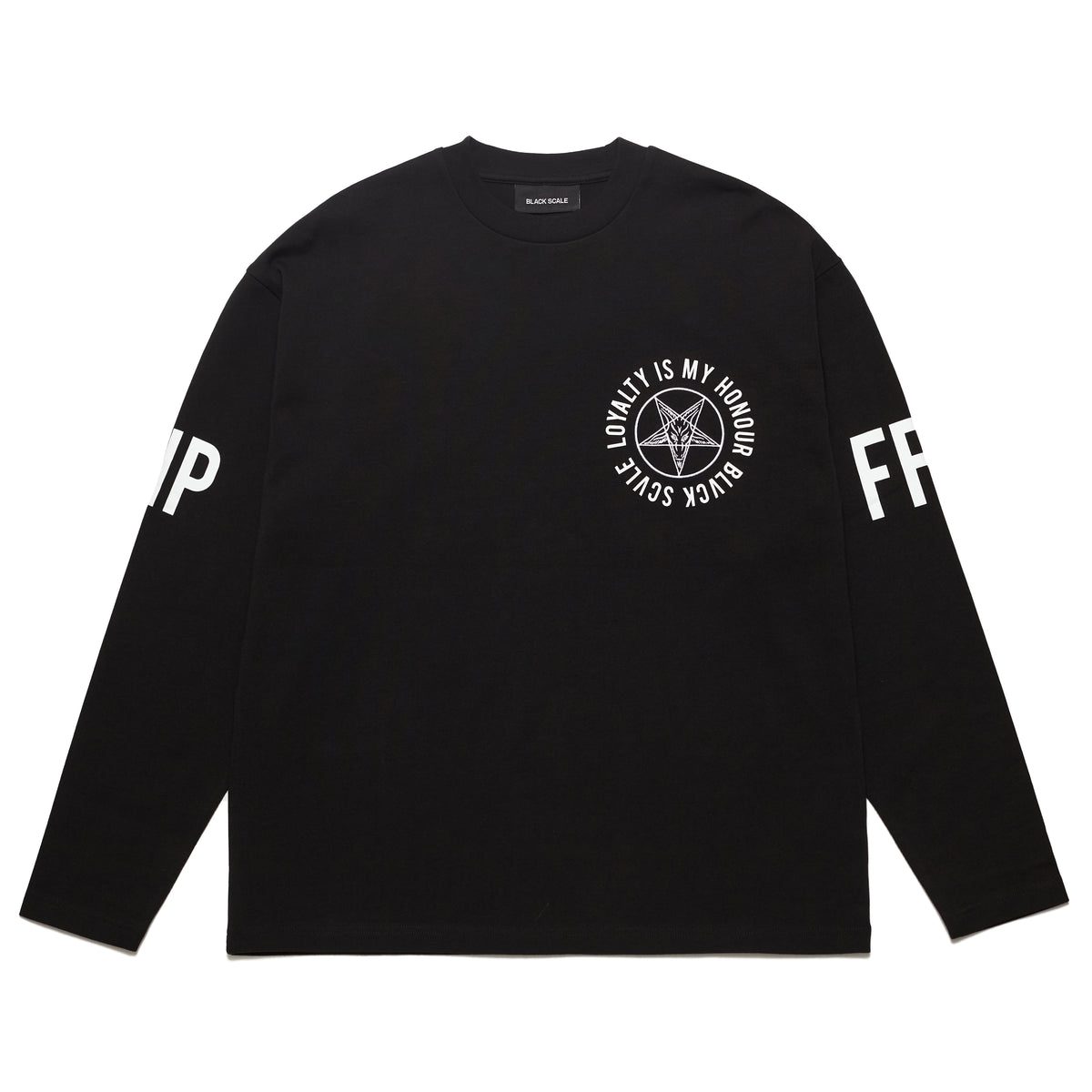 洋楽 THE ORGANIZATION Loyalty is Everything LOYALTY IS MY HONOUR OVSZ C/S L/S TEE – Black Scale