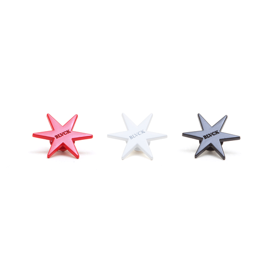 BLVCK SIX POINT STAR PIN SET