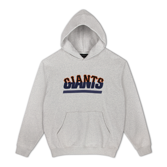 GIANTS QS HOODED SWEATSHIRT CREAM HEATHER