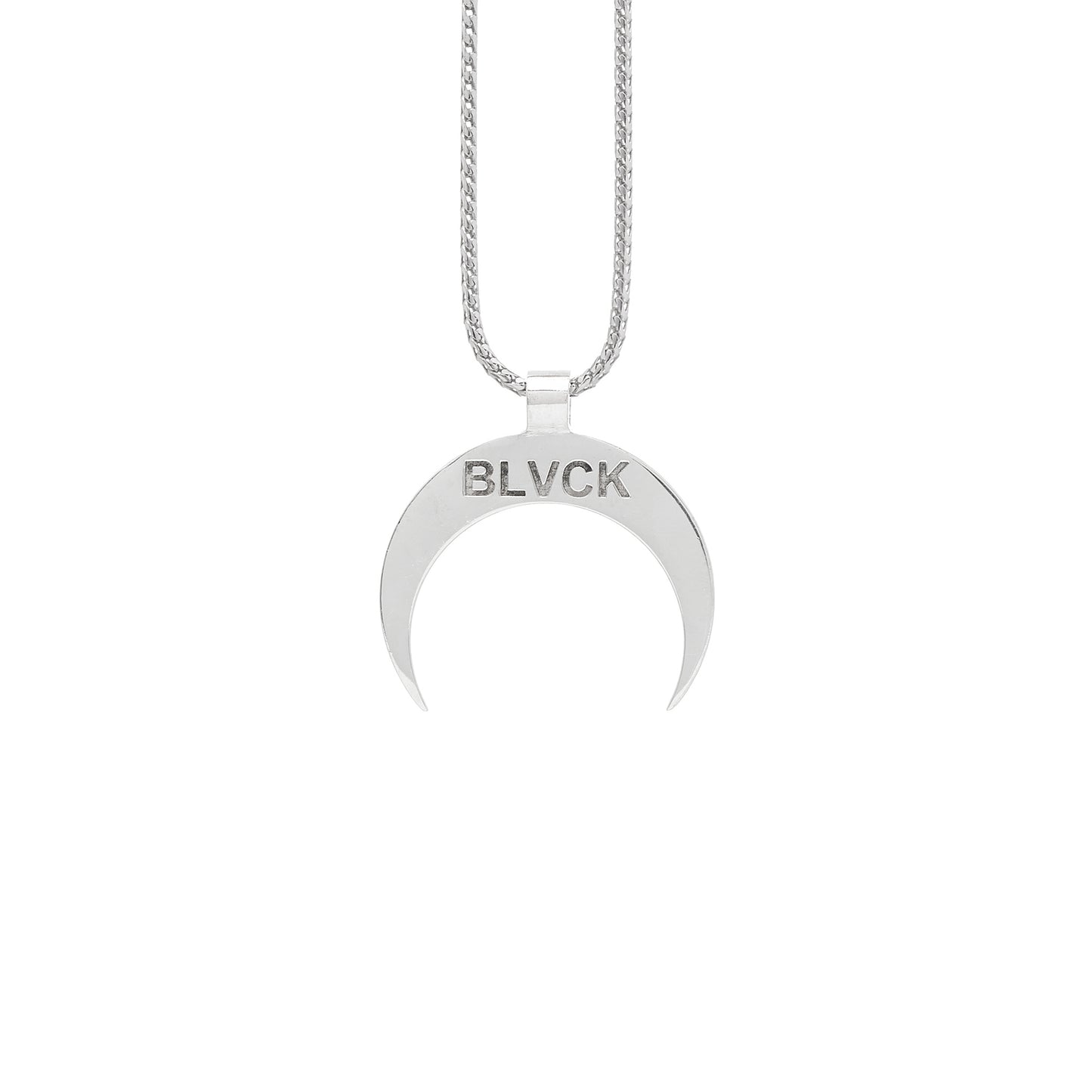 CRESCENT MOON NECKLACE STERLING SILVER