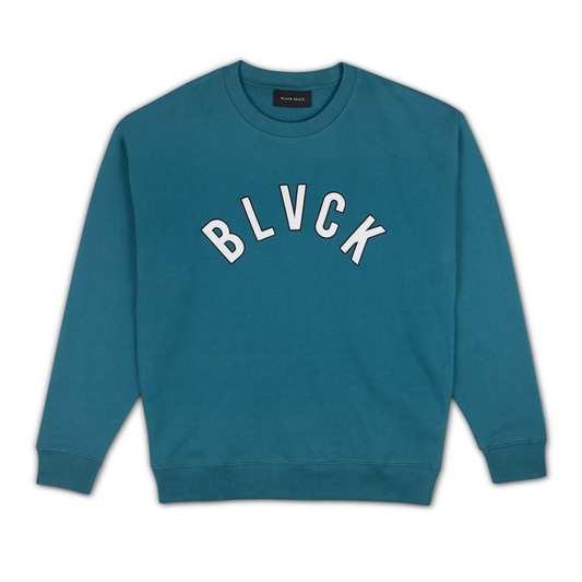 SVUER CREWNECK SWEATER BLUE SAGE