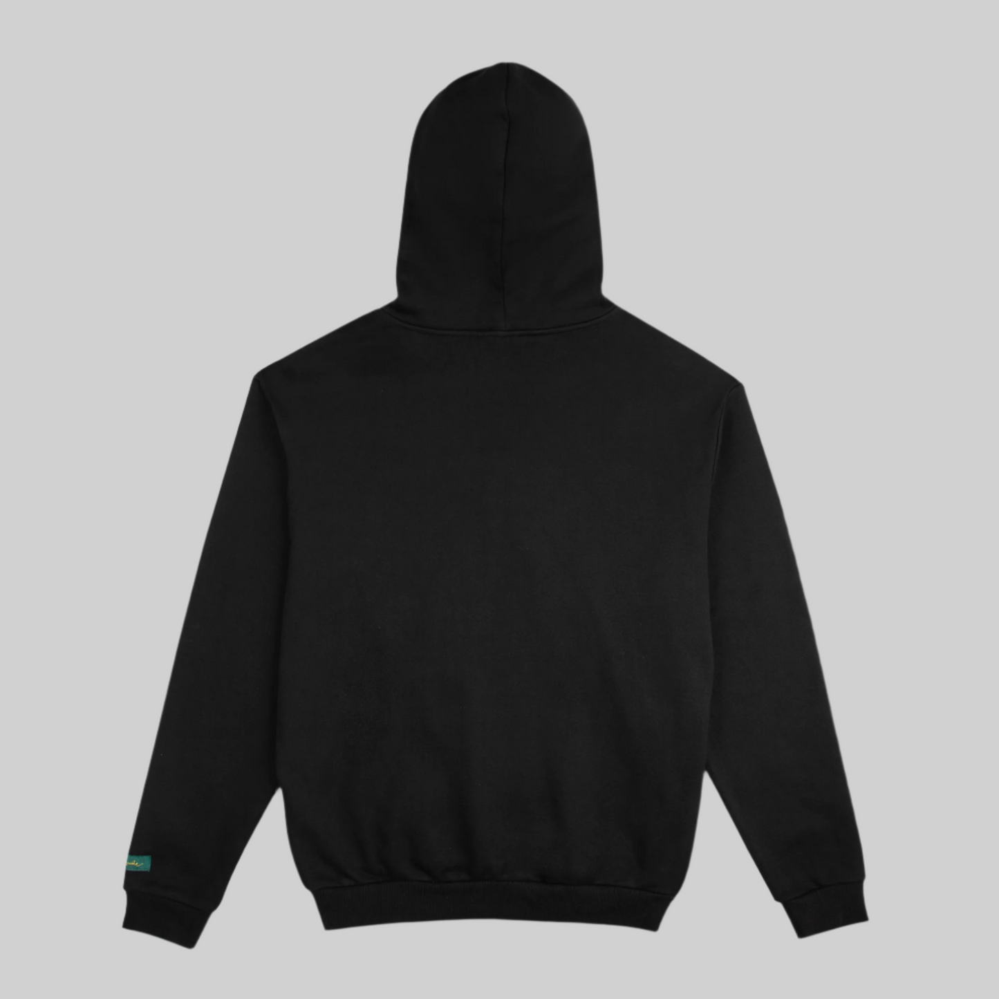 B FEATHER HOODED SWEATSHIRT BLACK