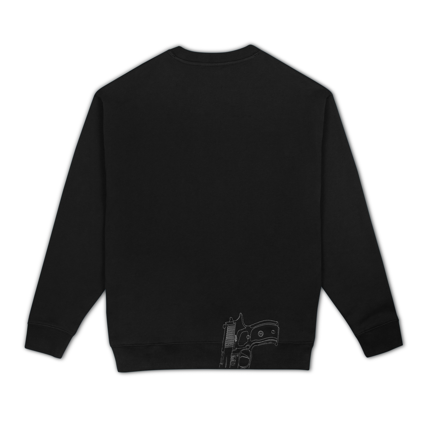 SVUER CREWNECK SWEATER BLACK