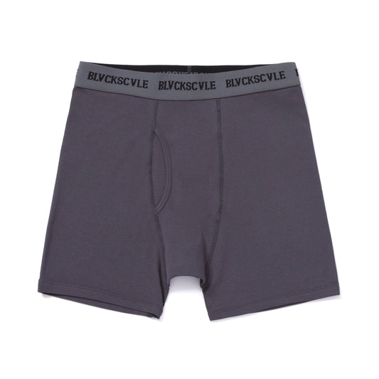 BLVCK SCVLE BOXER BRIEFS (2 PACK) GUNMETAL