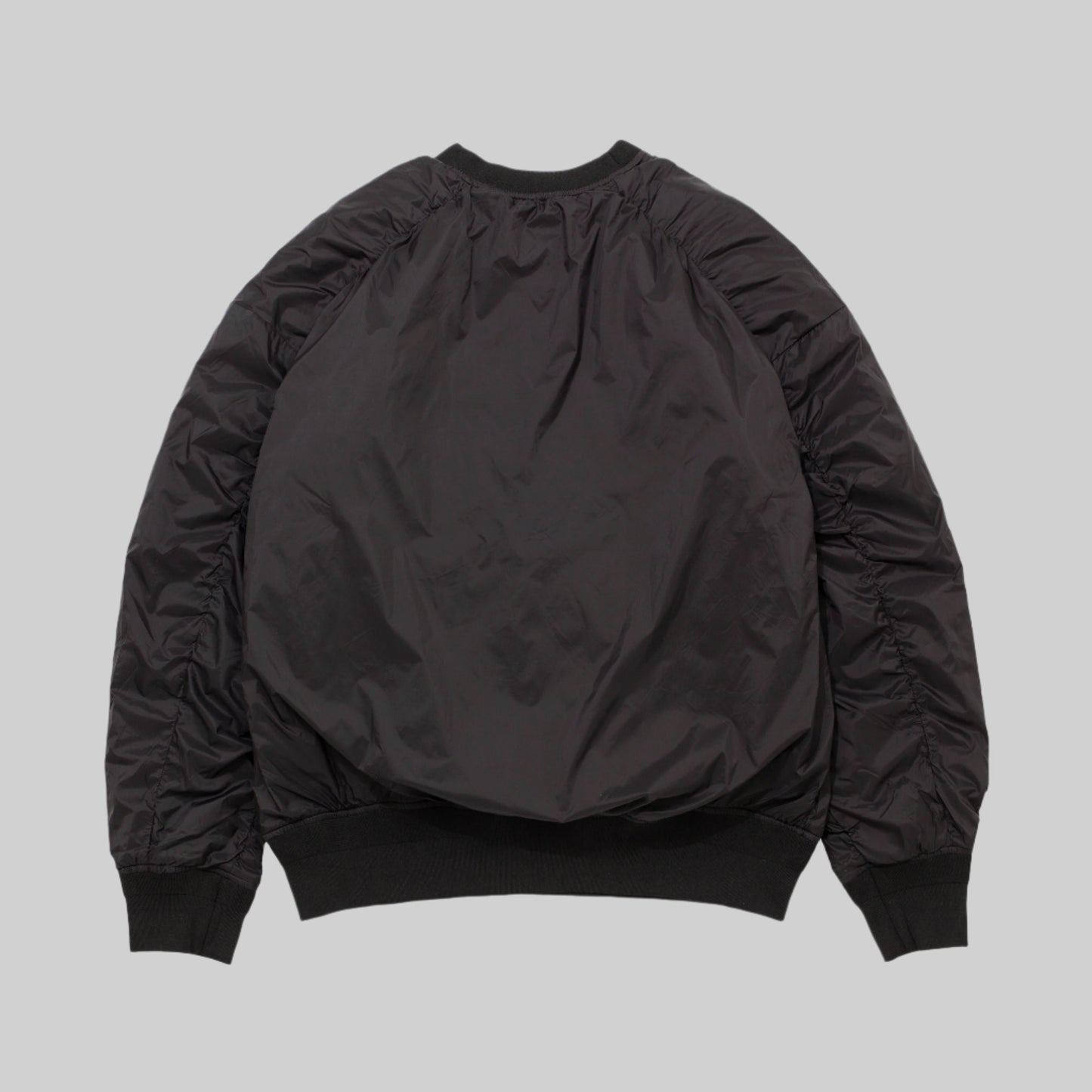 B LOGO REVERSIBLE CREWNECK BLACK