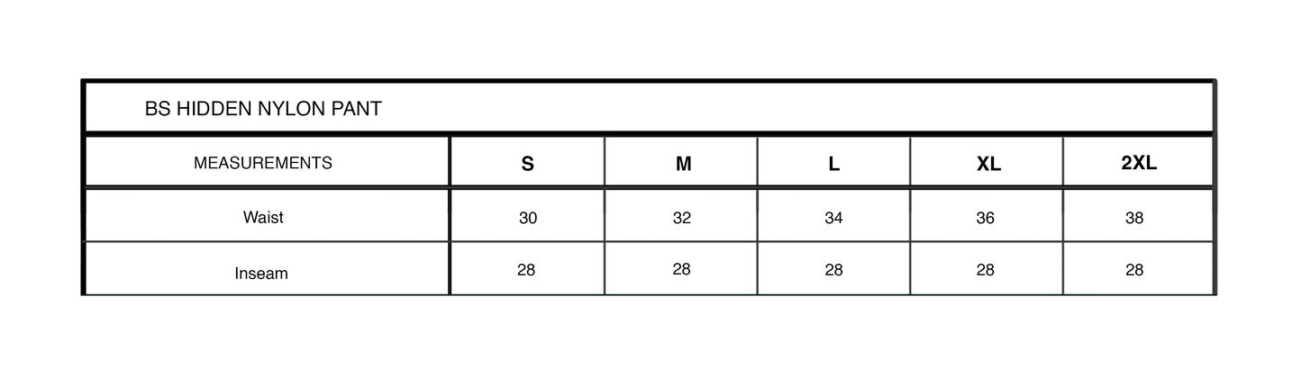 HIDDEN SCRIPT NYLON PANT TEAL