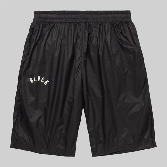 WET NYLON SHORTS BLACK