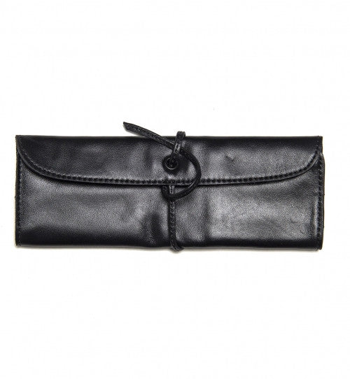 BLVCK LEATHER PEN CASE BLACK