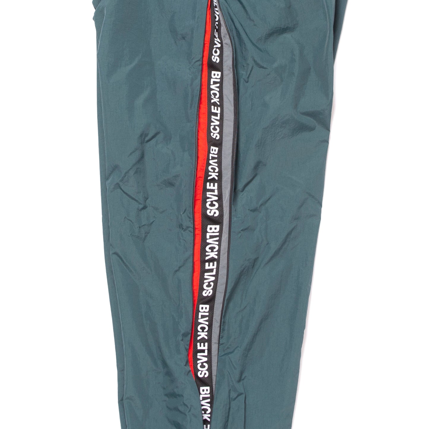 HIDDEN SCRIPT NYLON PANT TEAL