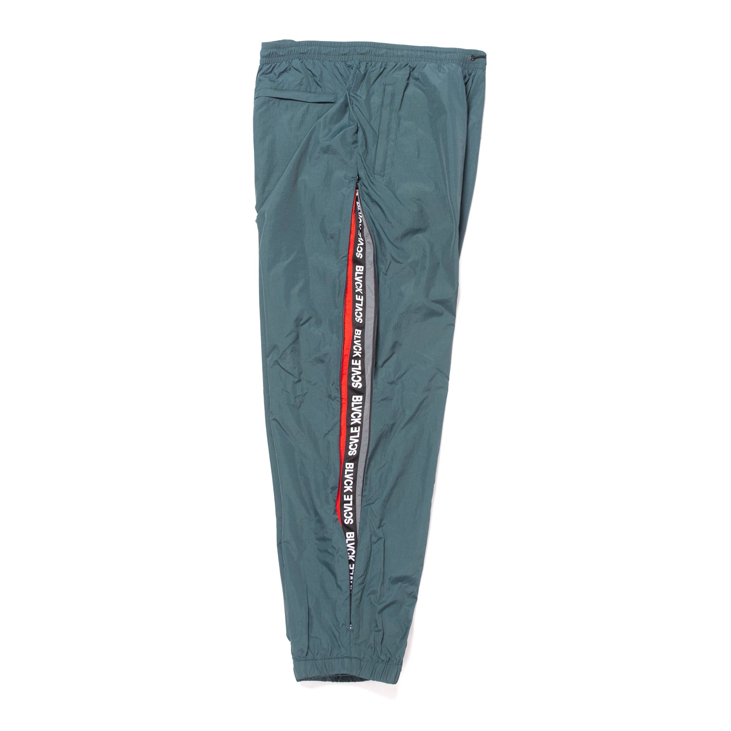 HIDDEN SCRIPT NYLON PANT TEAL