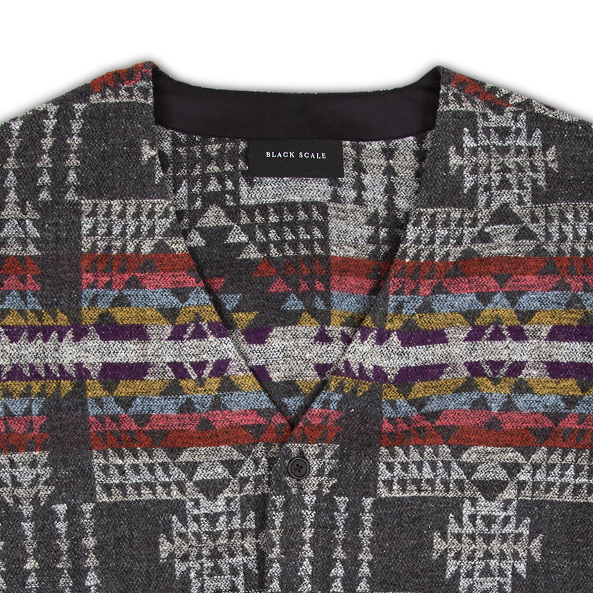 FEZ CARDIGAN GUNMETAL