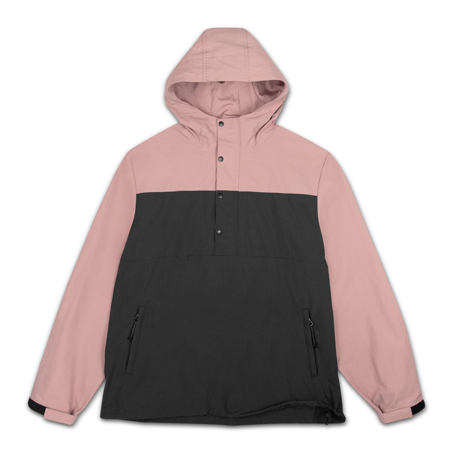 MERCENARY HOODED ANORAK ROSE CLAY/GUNMETAL