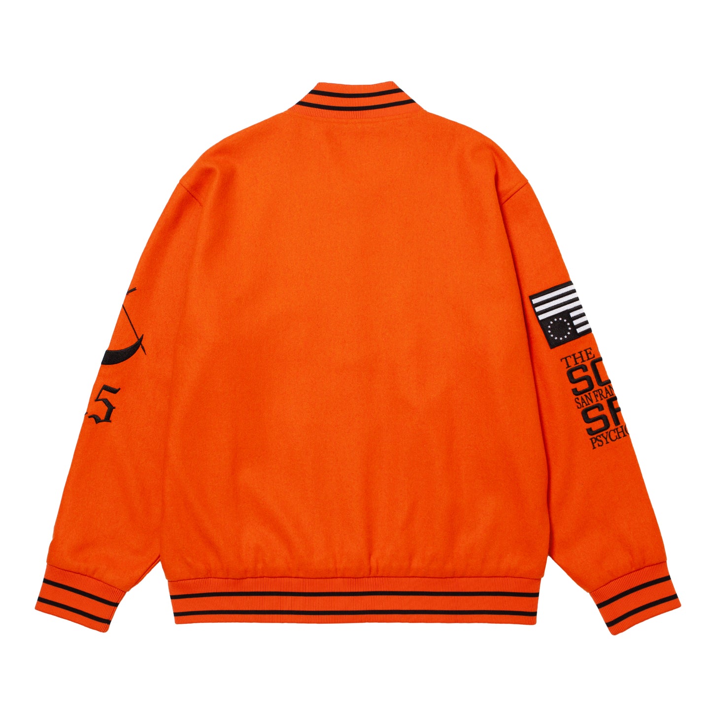 SF VARSITY JACKET ORANGE