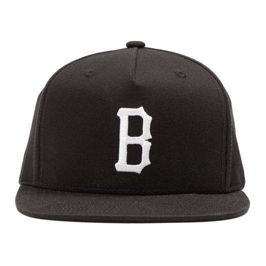 B LOGO 5-PANEL BLACK