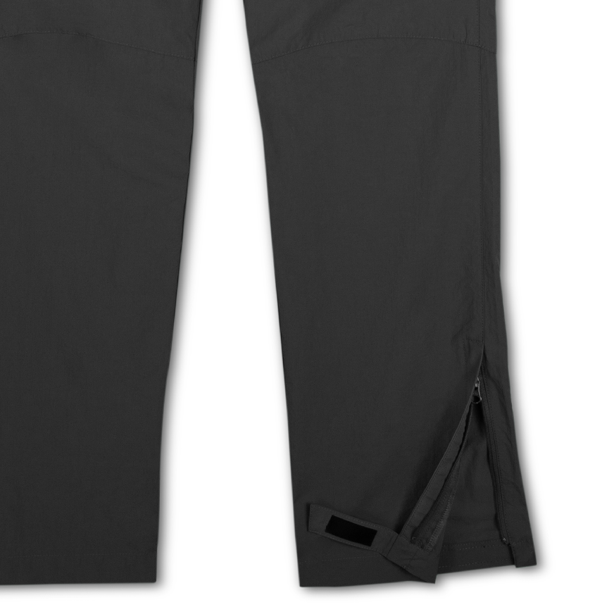 TECH SIDE ZIP PANT GUNMETAL